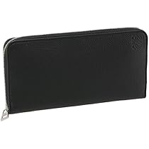 ロエベ　長財布　ラウンドファスナー　ブラック LOEWE◇ロエベ 長財布 ラウンドファスナー ウォレット ブラック