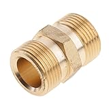 Fenteer ワッシャー　クイックコネクト　継手　14mm / 15mm　M22x　オスソケット　真鍮　圧力　　 - 14mm