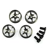 イーグル模型 ミニ四駆用 6スポークホイール中径 #MINI4-W024-GU