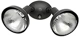 Designers Edge L-1641BR Decorative 300-Watt Incandescent Double Floodlight with Bulb Shields And Pho