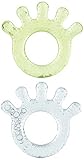 green sprouts 2 Count Cool Hand Teether, Green, Blue, 3 Months [並行輸入品]