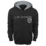 NHL Los Angeles Kings 8 – 20 Boys Sportsman Full Zip Fleece Hoodie L