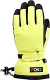 PONTAPES(ポンタペス) スノーボード グローブ キッズ 用 全10色 耐水圧20,000mm 手袋 中綿入り PJR-99 LEM_M520 130サイズ スキー グローブ てぶくろ 手ぶくろ