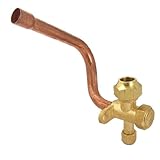 uxcell　エアコンバルブ　フレアチューブ　ダイヤ13mm　インレット径4mm　エアコンディションナー