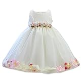 ベビードレス ベビーカレン ベビー ワンピース ドレス[リトルプリンセス] Little Princess アイボリー×ピンク 70cm