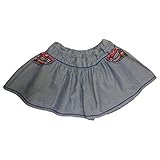 【SiShuNon/Kiccoly】ダンガリーZSTキュロットスカート キッコリー ベビー服 子供服 女の子 ダンガリーキュロット スカート 90 7 ブルー