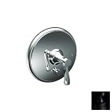 Santec 9535 kr91-tm Klassica錬鉄圧力バランスタブ/シャワー – トリムのみW / KRハンドル( Includesプッシュボタン切替弁、