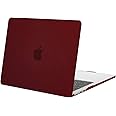 MOSISO Compatible MacBook Air Case 13" M4 M3 M2 Chip 2025-2022 Release A3240 A3113 A2681 Protective for MacBook Air 13.6" Plastic Hard Case Cover (Marsala Red)