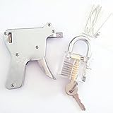 銃を使用して練習用具をロックする