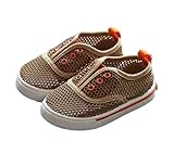 WIN 【 キッズ 夏 お洒落 メッシュ シューズ 】 通気性 速乾 軽量 スリッポン プール 海 水遊び 涼しい 快適 男児 女児 かわいい シンプル 子供 靴 マリンシューズ 上履き (内寸13.