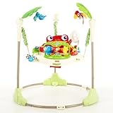 Fisher-Price Rainforest Jumperoo - Baby Jumper Walker Bouncer Activity Seat - Enhances Large Motor S