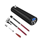 KUFUNG 12V充電式空気入れ 小型電動ポンプ 携帯便利 付自動車 バイク 自転車 ボール 浮き輪 風船用 (Grey)