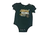Baylor BearsコロシアムInfant Girls GlitterロゴSS One Piece Creeper ( 6 – 12 M )