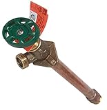 ARROWHEAD BRASS & PLUMBING 466-08LF 1/2" Sweat Or 1/2" Male Iron Pipe x3/4" Hose x 8", Red Brass, Co