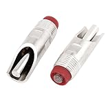 uxcell 豚用ドリンキング ステンレス　ニップル　スティル製 ニップル スクリュー　コネクティング　タイプ 2Pcs シルバートーン　二個セット