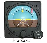 航空計器 RC ALLEN ATTITUDE GYRO （RCA26） 電動式 14VDC （12V可） ライトなし Fixed Pointer Movable Roll Dial