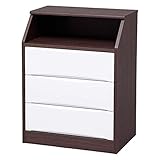 アイリス オープントップチェスト/OTC-593 ブラウンオーク/ホワイト/590x401.5x790mm