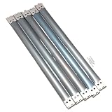 KUKU工房 バネ口金具 ばね口 長さ20cm 幅1.3cm 5本セット (シルバー)