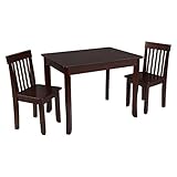 KidKraft Avalon Table II & 2 Chairs Set, Espresso [並行輸入品]