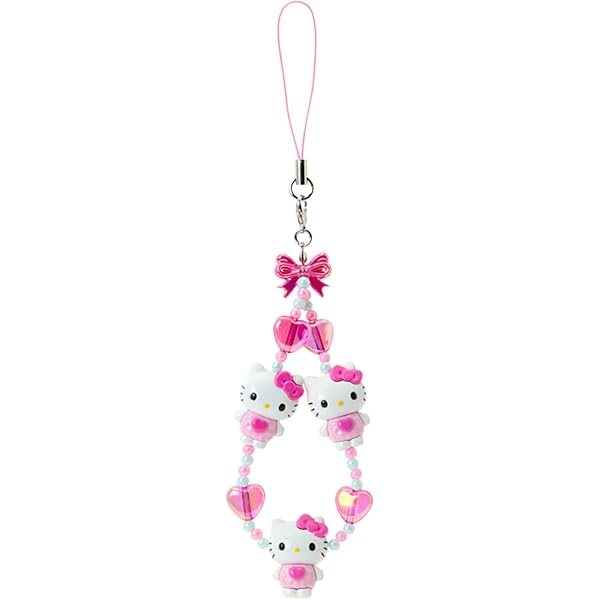 Amazon.co.jp: ハローキティ 90sフォンストラップ ヒョウ（ピンク