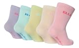 Elle - 5ペアコットン新生児用ソックスベビー靴下カラフル可愛い baby  3サイズと8色で (6-12 ヶ月, BE01 Pastel) [並行輸入品]