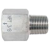 アソー:ASOH ステンレス製 変換内外ソケット 外PT3/8×内NPT3/8 NF-8333 型式:NF-8333