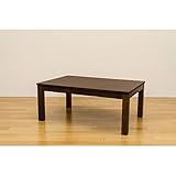 継脚式モダンこたつテーブル 【幅90cm】 長方形 木製(天然木) 本体 高さ調節可/継ぎ足 ブラウン【代引不可】 生活用品 インテリア 雑貨 インテリア 家具 こたつ こたつ本体 top1-ds-1754073-ah [簡素パッケージ品]