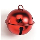 Bulk Buy: Darice DIY Crafts Jingle Bell Matte Red 65mm (6-Pack) 1148-65 [並行輸入品]