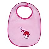 Lassig Waterproof Bib, Mushroom Magenta, Medium by Lassig