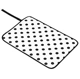 わくわくお食事タイムのベビーランチョンマット・シート　polka dot large（white）　B0604900　日本製