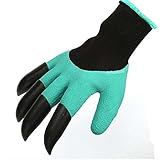 BEE&BLUE ガーデングローブ 園芸用手袋 防水 作業用手袋 草取り 滑り止め ゴム 軍手 掘りと植栽手袋 バラ手袋