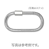 【5個】 連結用品 カラビナ KL12H-S ステン12L 六角環　ゲート幅35ミリの大型救助用 123 伊藤製作所 アミD