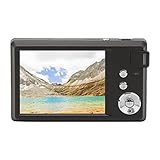 ビデオデジタルカメラ、4K FHD 1080Pカメラ、48MP 16Xズーム手振れ防止、3.0インチLCDスクリーン付きポータブルHDカメラ、10代の子供の初心者の写真撮影用のフィルライト (黒)