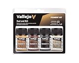 Vallejo Dust & Dirt Pigment Set, 4x35ml
