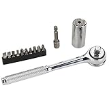 13で1ハンドツールトルクレンチツールユニバーサルソケットで高速ドリルアダプタードライバービット多機能セット