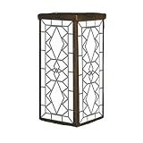 Mr. Light Stained Glass Design Solar Projection Lantern with Bronze Plated Finish [並行輸入品]