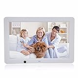 Celendi 12-Inch 1280x800 Hi-Res Ultra-thin Digital Photo Frame MP3 Video Player with Motion Sensor, 