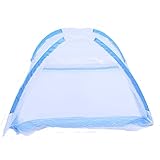 (エルフ ベビー )Fairy Baby 折りたたみ ベビーベッド用蚊帳 ワンタッチ ブルー