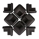 LEDMO 12 Pcs Baby Proofing Corner Guards,Soft and Nontoxic Edge&Corner Bumpers, Table Corner Guards 