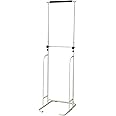 [山善] 懸垂 懸垂マシン 懸垂器具 ぶら下がり健康器 高さ最大220cm(10cmピッチ5段階調整可能) 全身ストレッチ トレーニングマシン グレージュ BBK-220(GY)