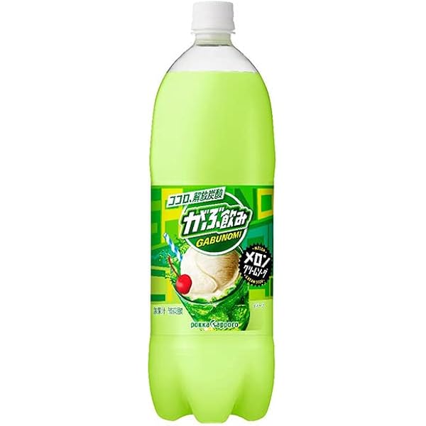 Amazon.co.jp: ポッカサッポロ がぶ飲み メロンクリームソーダ