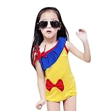 水着 女の子 ワンピース 白雪姫風 おしゃれ 可愛い 海 温泉 記念写真 (130)