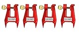バローベ チェンソー目立て用クランプ×4個セット (ソーチェン研磨用スタンプバイス)