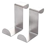 coerniステンレススチールをドアのフックオーガナイザーラックパックの2 on Sale 2*4 * 6CM