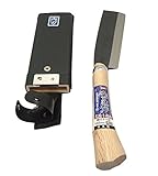 浅香工業 宝長久寛文作 鋼付サヤ鉈 165mm 両刃