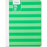 Mead 70 Sheet Wide Ruled Paper Cover Composition Notebook-Green [並行輸入品]
