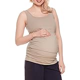 Zhuhaitf 女性の ノースリーブ 快適 授乳服 夏 マタニティ 快適な タンクトップ 妊婦のため