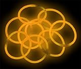 300 10" Glowstick Bracelets ORANGE おもちゃ (並行輸入)