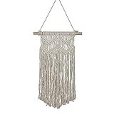 手作りマクラメWall Hanging、綿ロープ織タペストリーホームインテリア