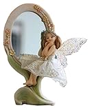 手作り　工芸品　ガーデンオーナメント　インテリア　置物　飾りテープ　ホーム装飾品　結婚祝いに　誕生日　ギフト　プレゼント　欧式　花の妖精　人形（天使＃01）